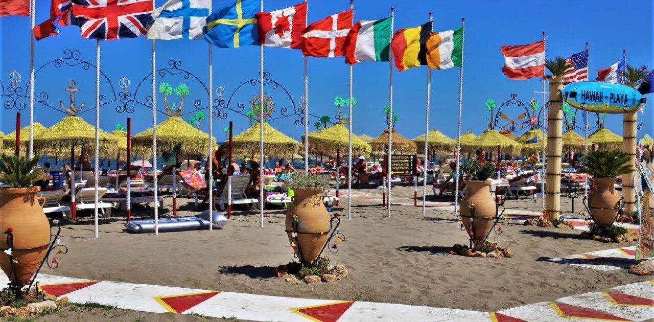 Fun at the beaches in Torremolinos