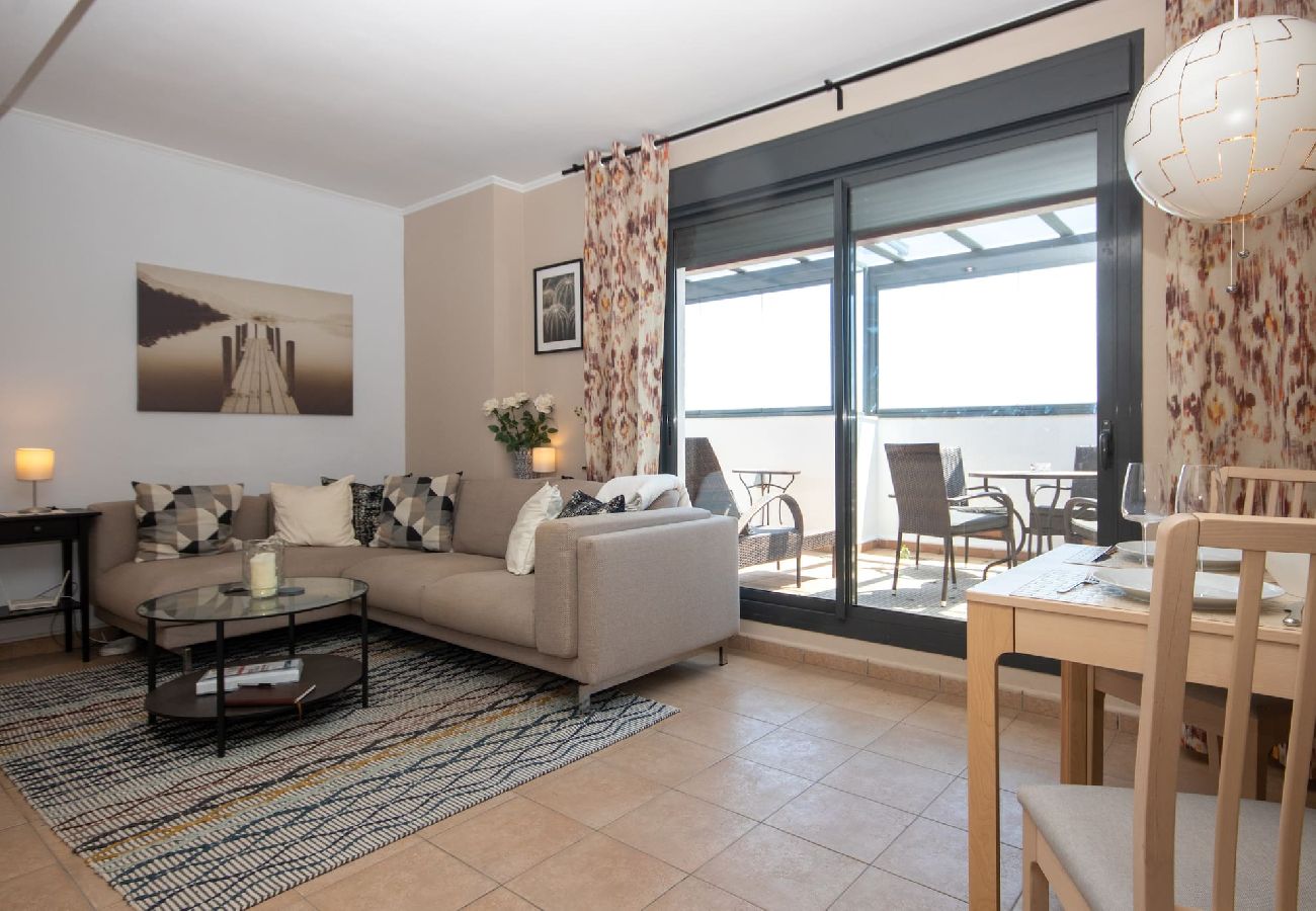 Apartamento en Mijas Costa - Ático de 2 dormitorios La Cala de Mijas con vistas al mar