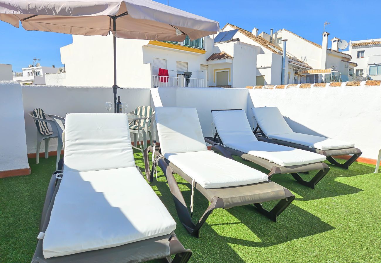 Casa en La Cala de Mijas - Adosado de 3 dormitorios con terraza en la azotea a 100 m de la playa