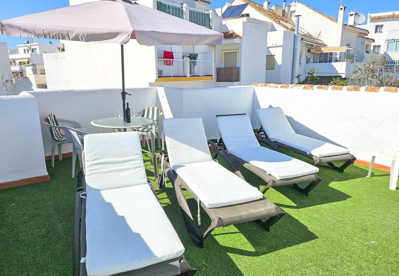 Casa en La Cala de Mijas - Adosado de 3 dormitorios con terraza en la azotea a 100 m de la playa