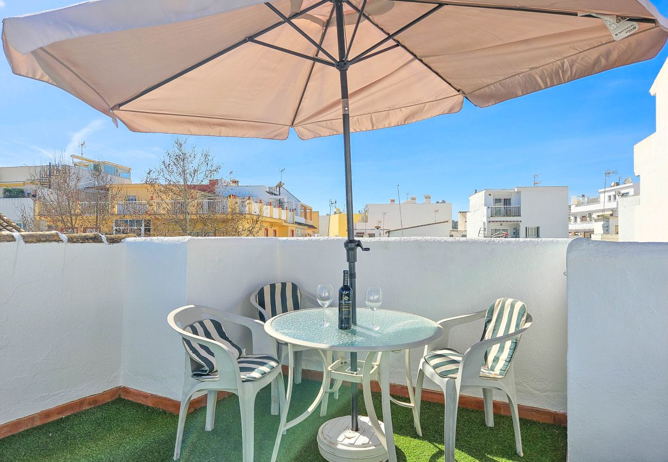 Casa en La Cala de Mijas - Adosado de 3 dormitorios con terraza en la azotea a 100 m de la playa