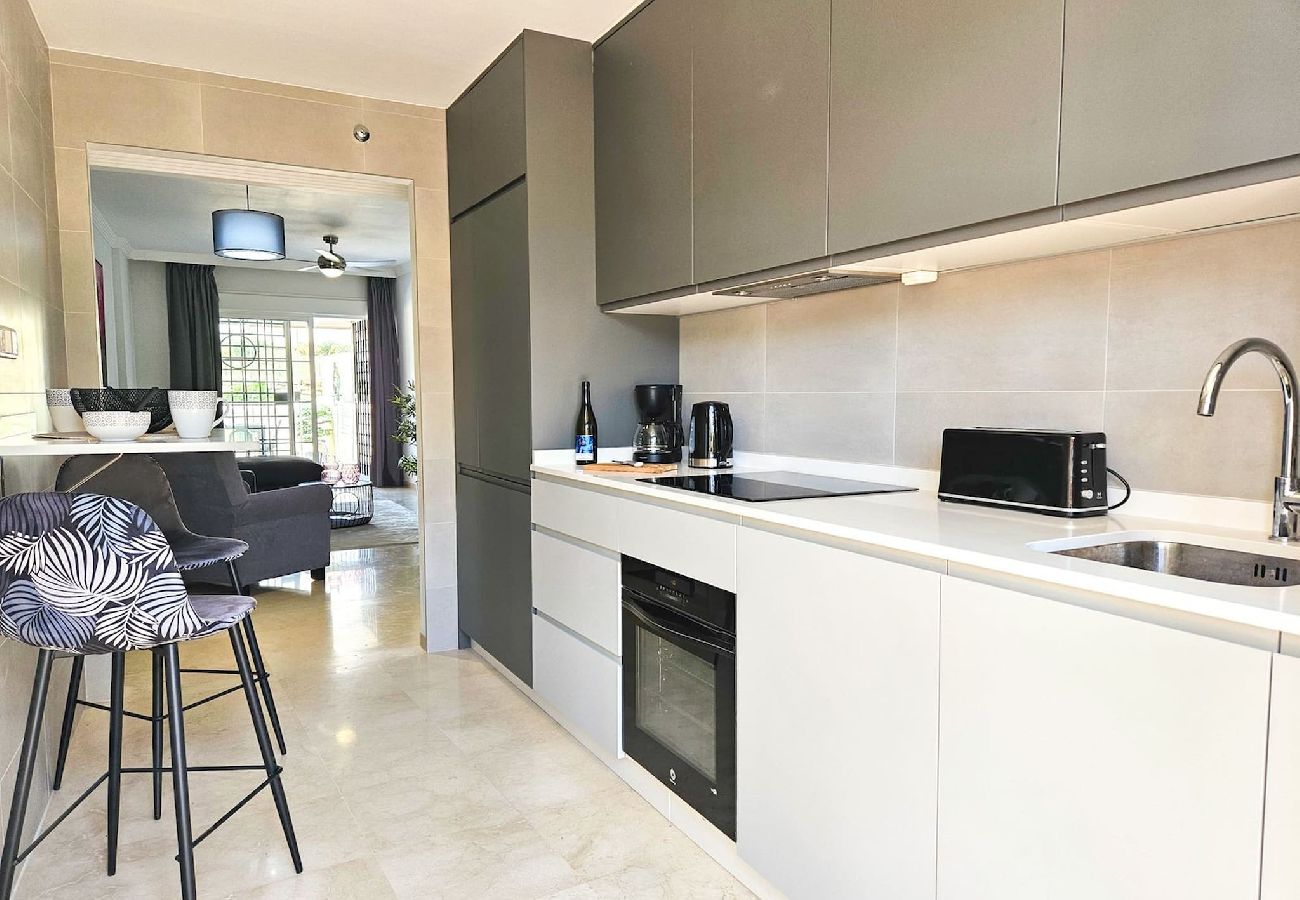 Apartamento en Benalmádena - Apartamento con jardín en Arenal de Golf- Benalmádena