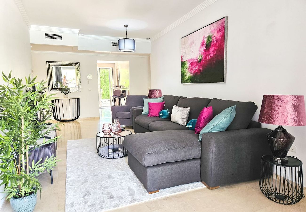 Apartamento en Benalmádena - Apartamento con jardín en Arenal de Golf- Benalmádena