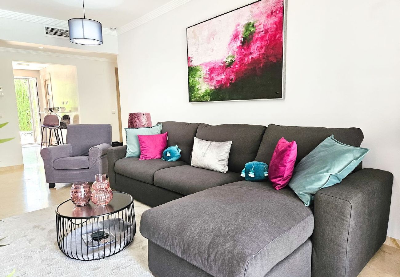 Apartamento en Benalmádena - Apartamento con jardín en Arenal de Golf- Benalmádena