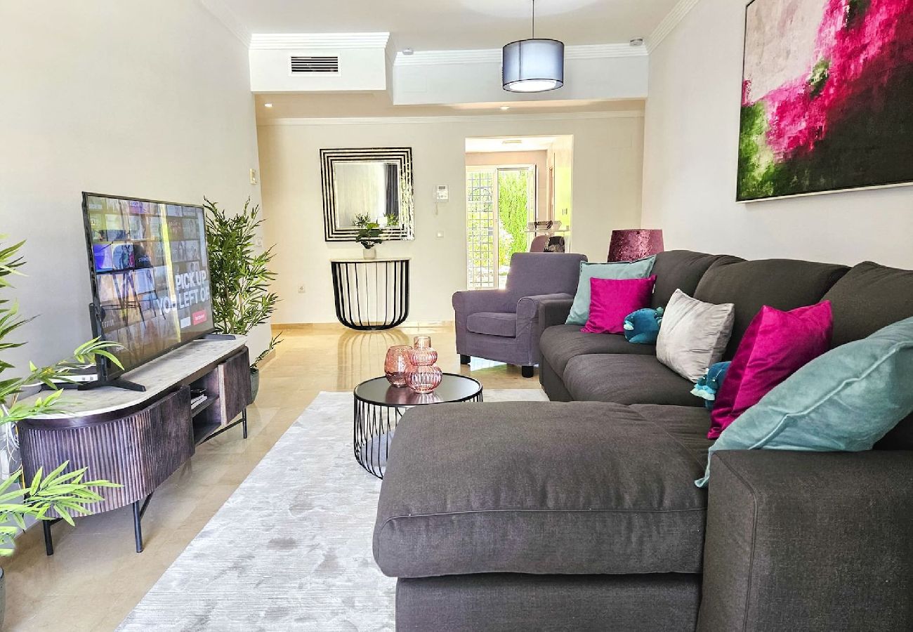 Apartamento en Benalmádena - Apartamento con jardín en Arenal de Golf- Benalmádena
