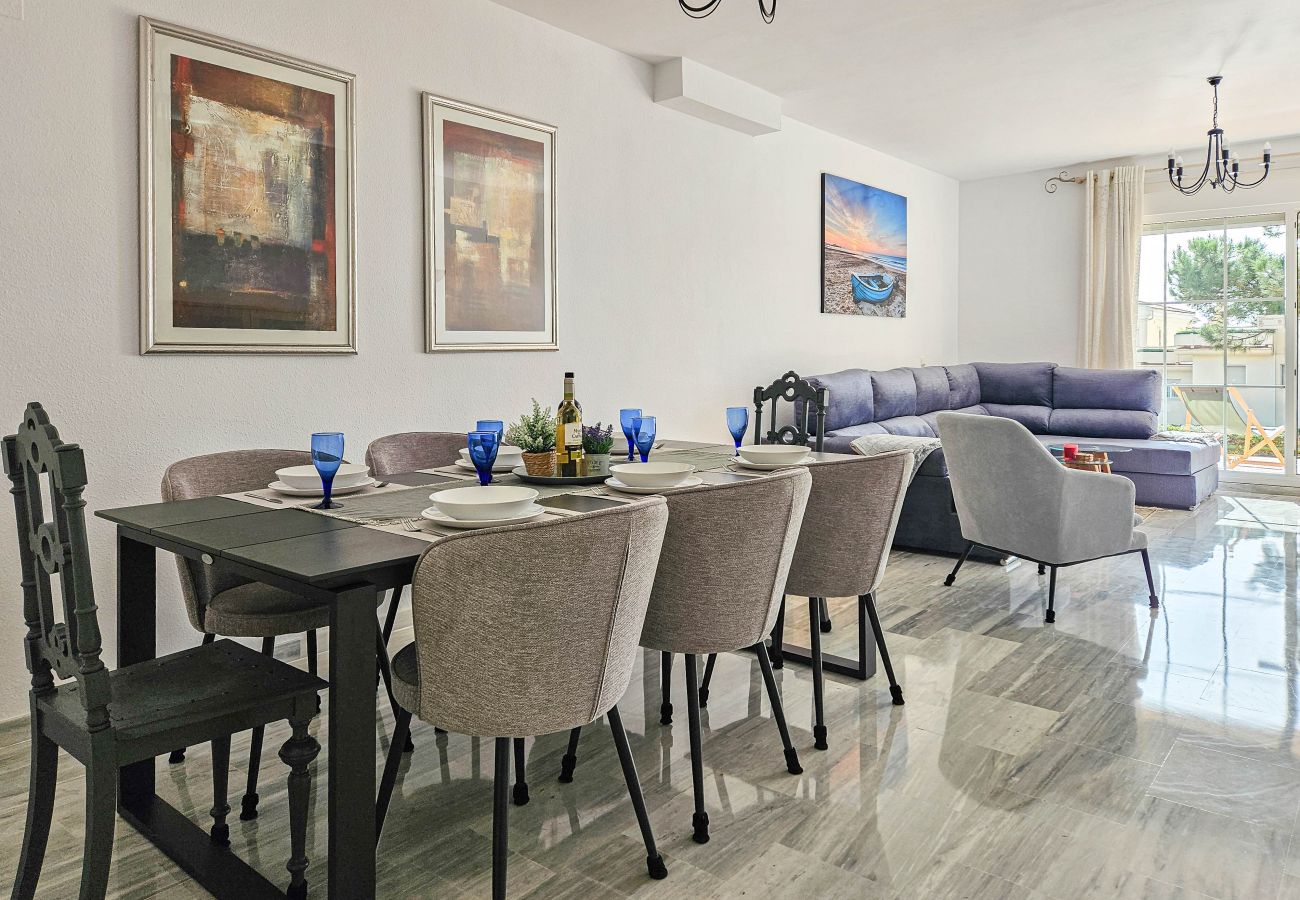 Apartamento en Marbella - Apartamento de 2 dormitorios con jardín Las Mimosas Cabopino