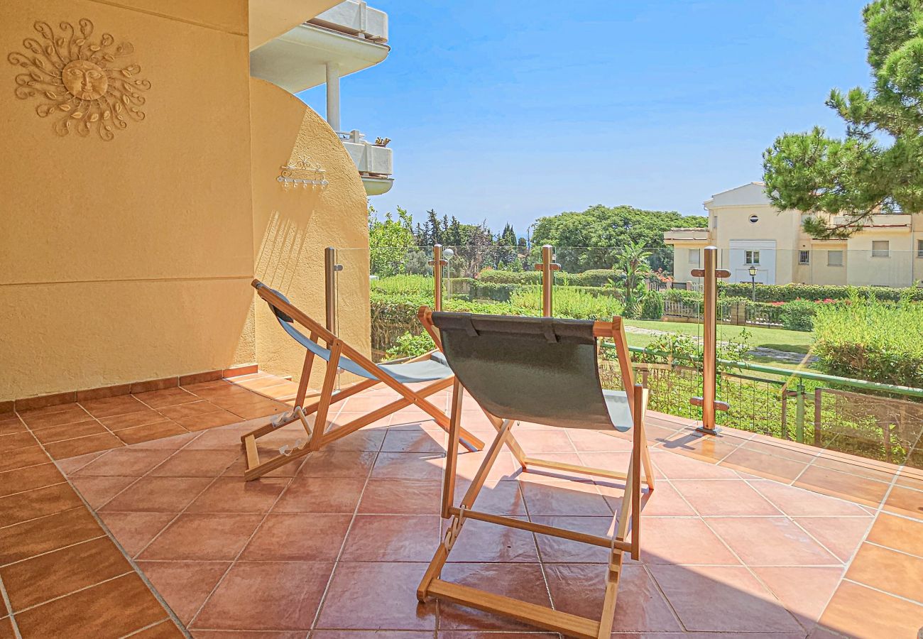 Apartamento en Marbella - Apartamento de 2 dormitorios con jardín Las Mimosas Cabopino