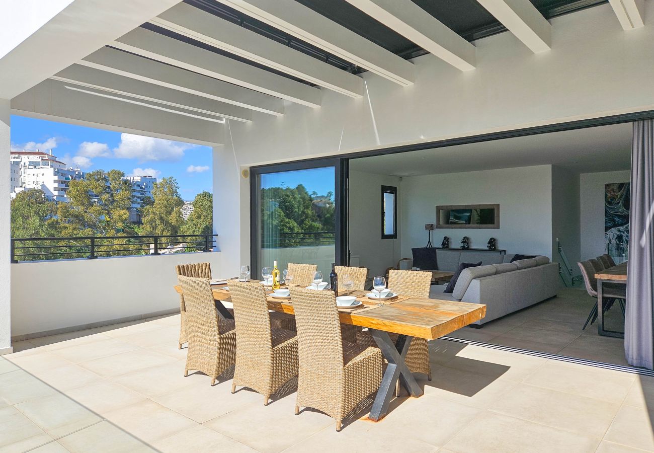 Villa en Mijas Costa - Villa moderna de 3 dormitorios con piscina privada cerca de La Cala
