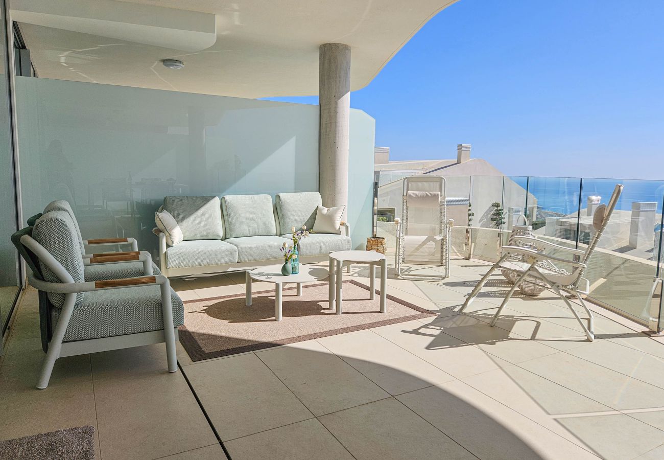 Apartamento en Benalmádena - Impresionantes vistas al mar en @ Stupa hills 