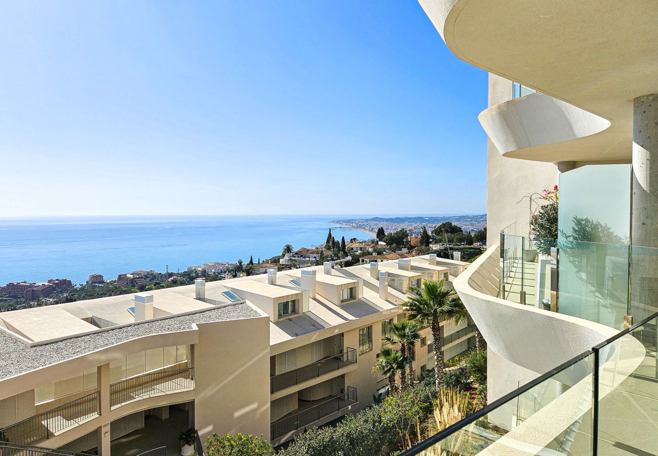 Apartamento en Benalmádena - Impresionantes vistas al mar en @ Stupa hills 