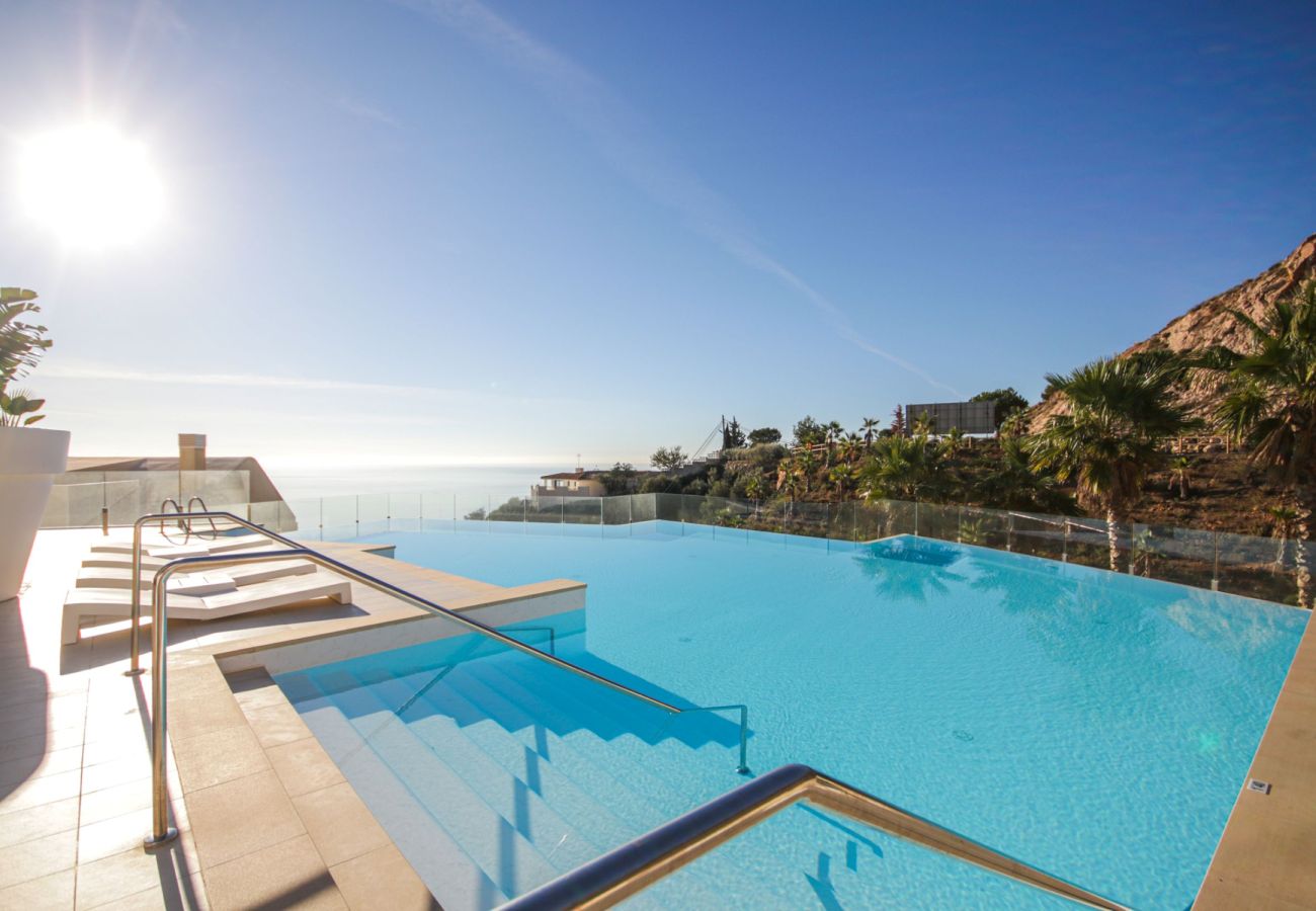 Apartamento en Benalmádena - Impresionantes vistas al mar en @ Stupa hills 