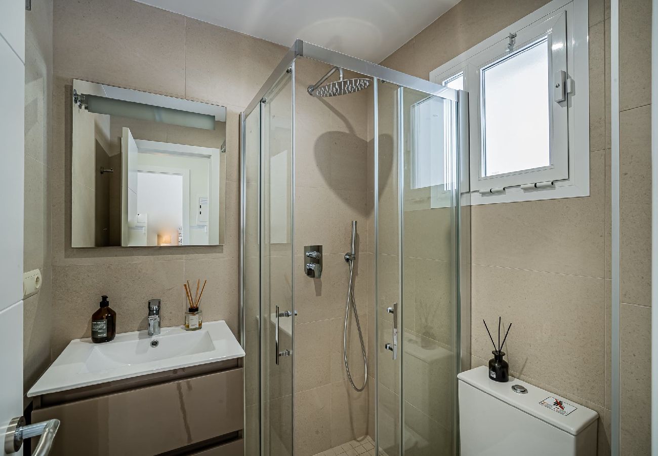 Apartamento en Mijas Costa - Apartamento de lujo de 2 dormitorios frente al mar en estilo Bali-Boho