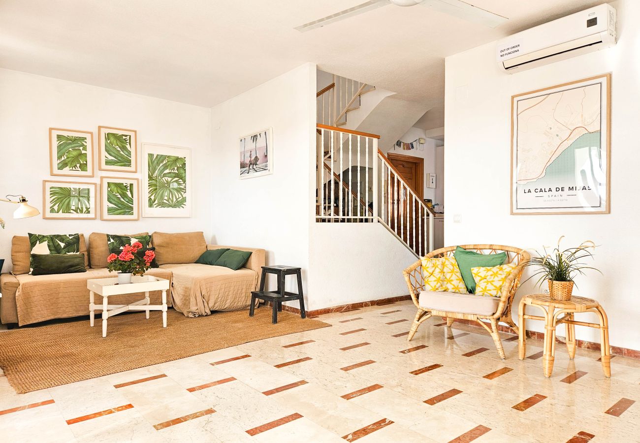 Apartamento en Mijas Costa - Apartamento ático, La Cala de Mijas cerca de la playa.