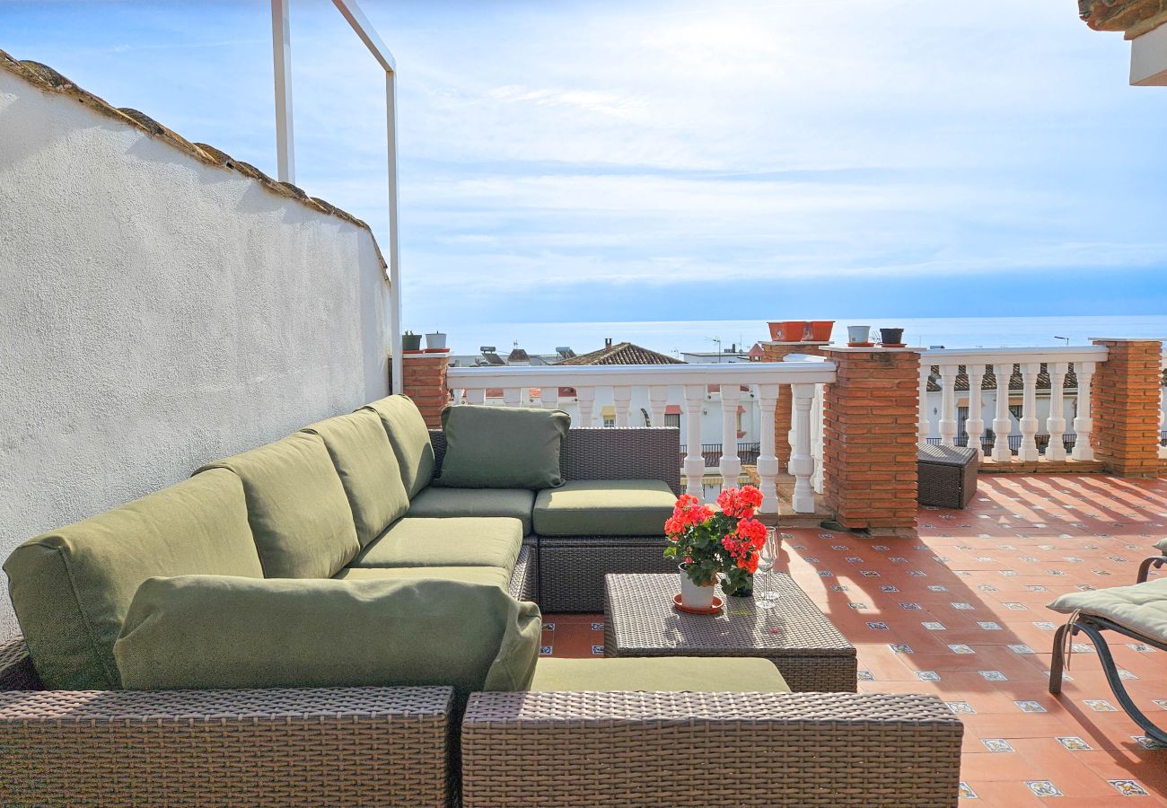 Apartamento en Mijas Costa - Apartamento ático, La Cala de Mijas cerca de la playa.
