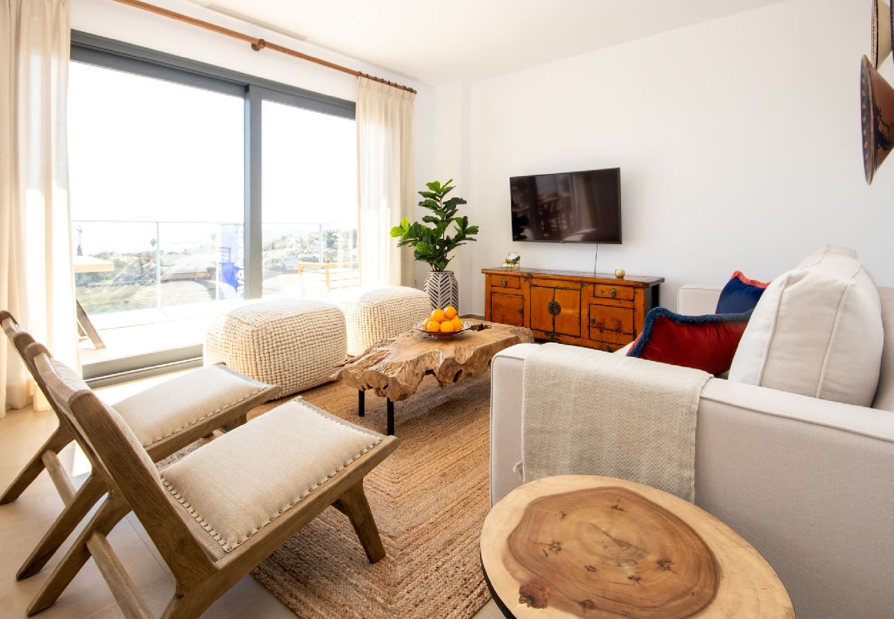 Apartamento en Manilva - Impresionantes vistas al mar y azotea, Manilva