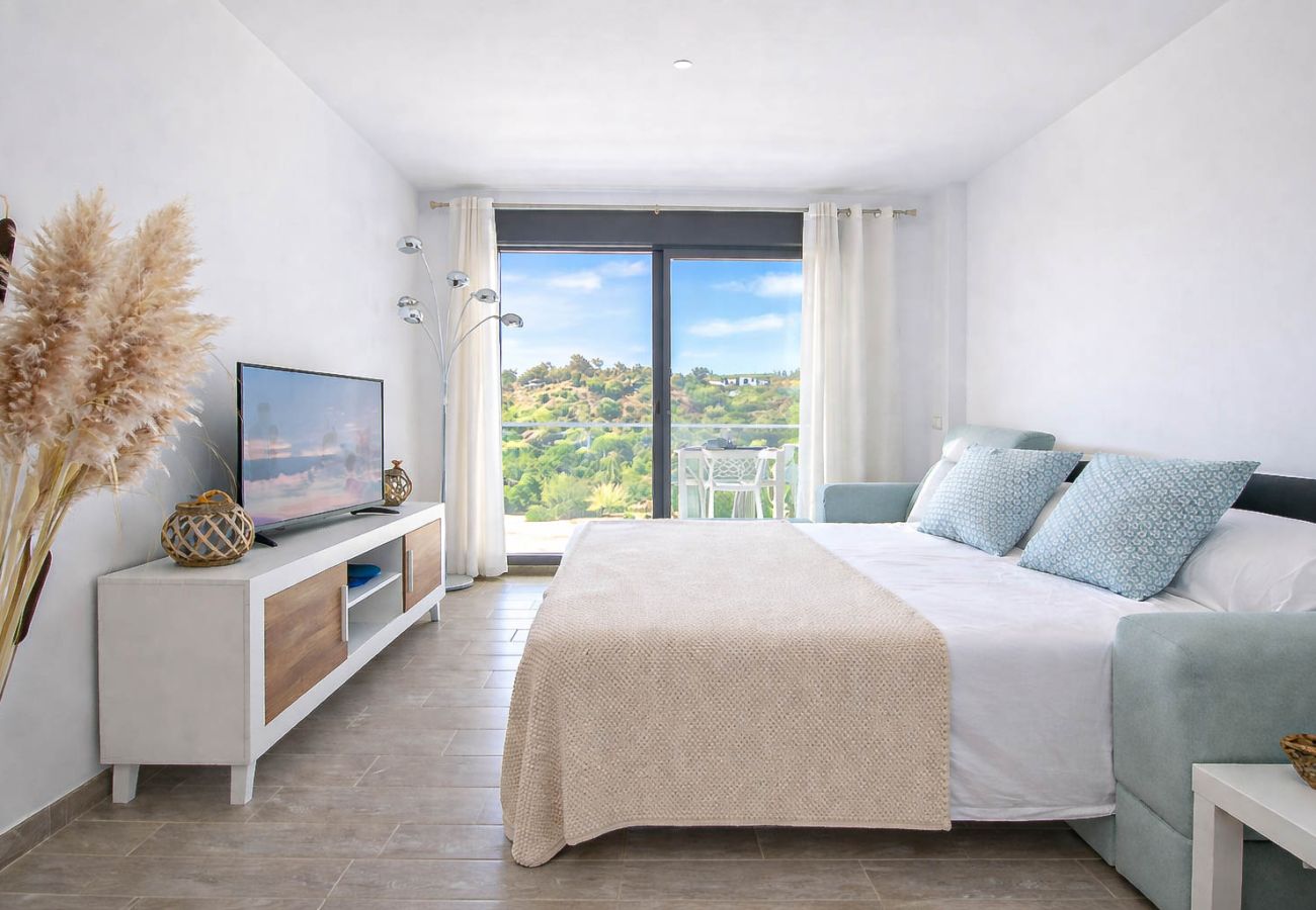 Apartamento en Mijas Costa - Apartamento de 2 habitaciones, vistas a la piscina, La Cala