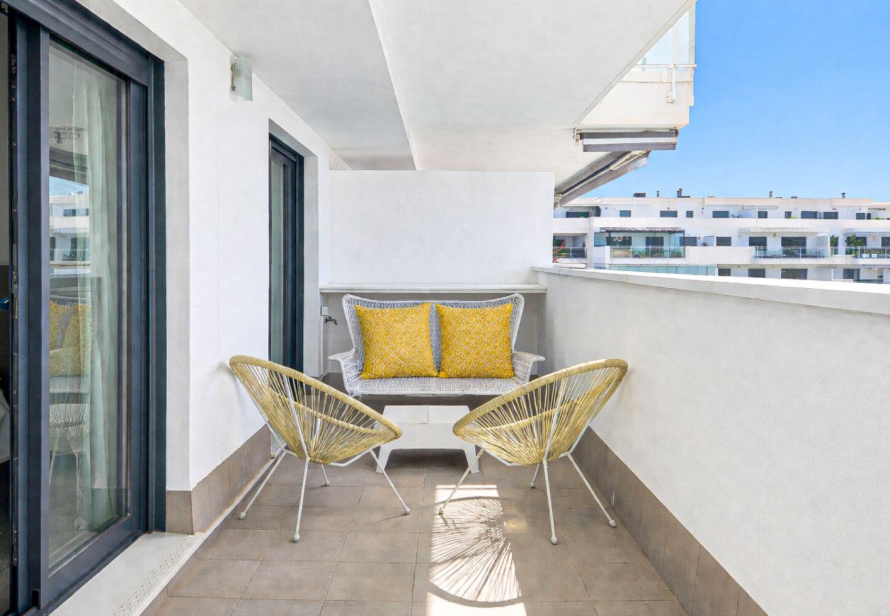 Apartamento en Mijas Costa - Apartamento de 2 habitaciones, vistas a la piscina, La Cala