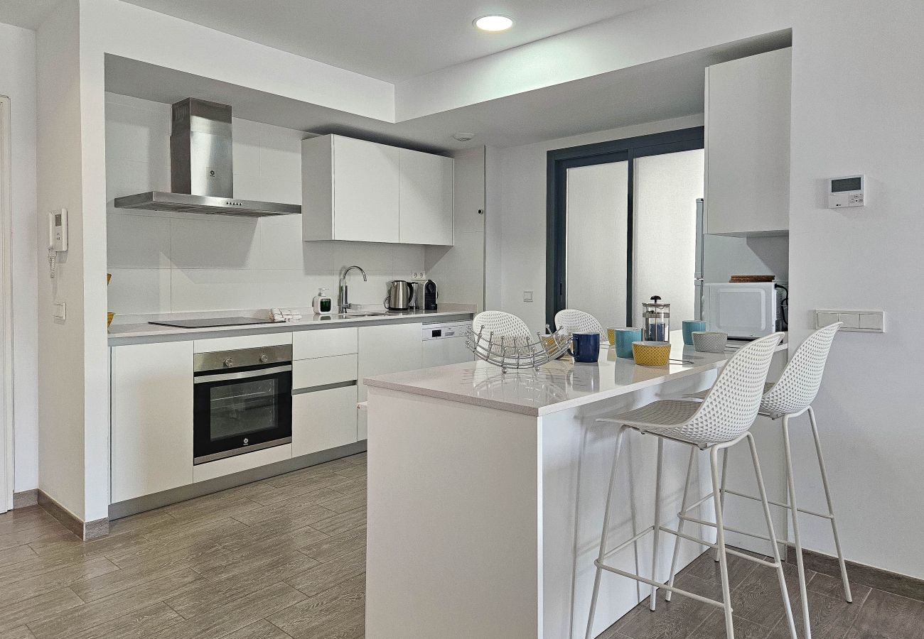 Apartamento en Mijas Costa - Apartamento de 2 habitaciones, vistas a la piscina, La Cala