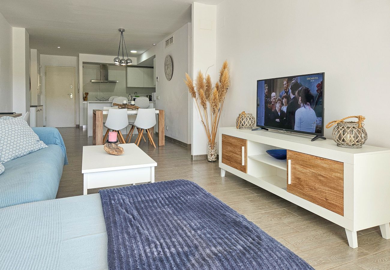 Apartamento en Mijas Costa - Apartamento de 2 habitaciones, vistas a la piscina, La Cala