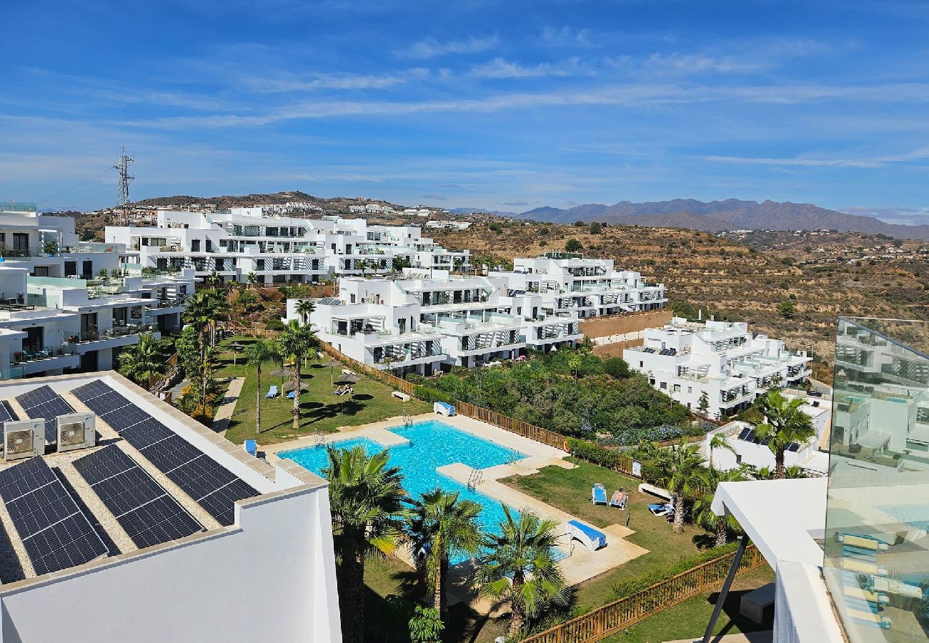 Apartamento en La Cala de Mijas - Ático con 2 grandes terrazas y una pequeña piscina 