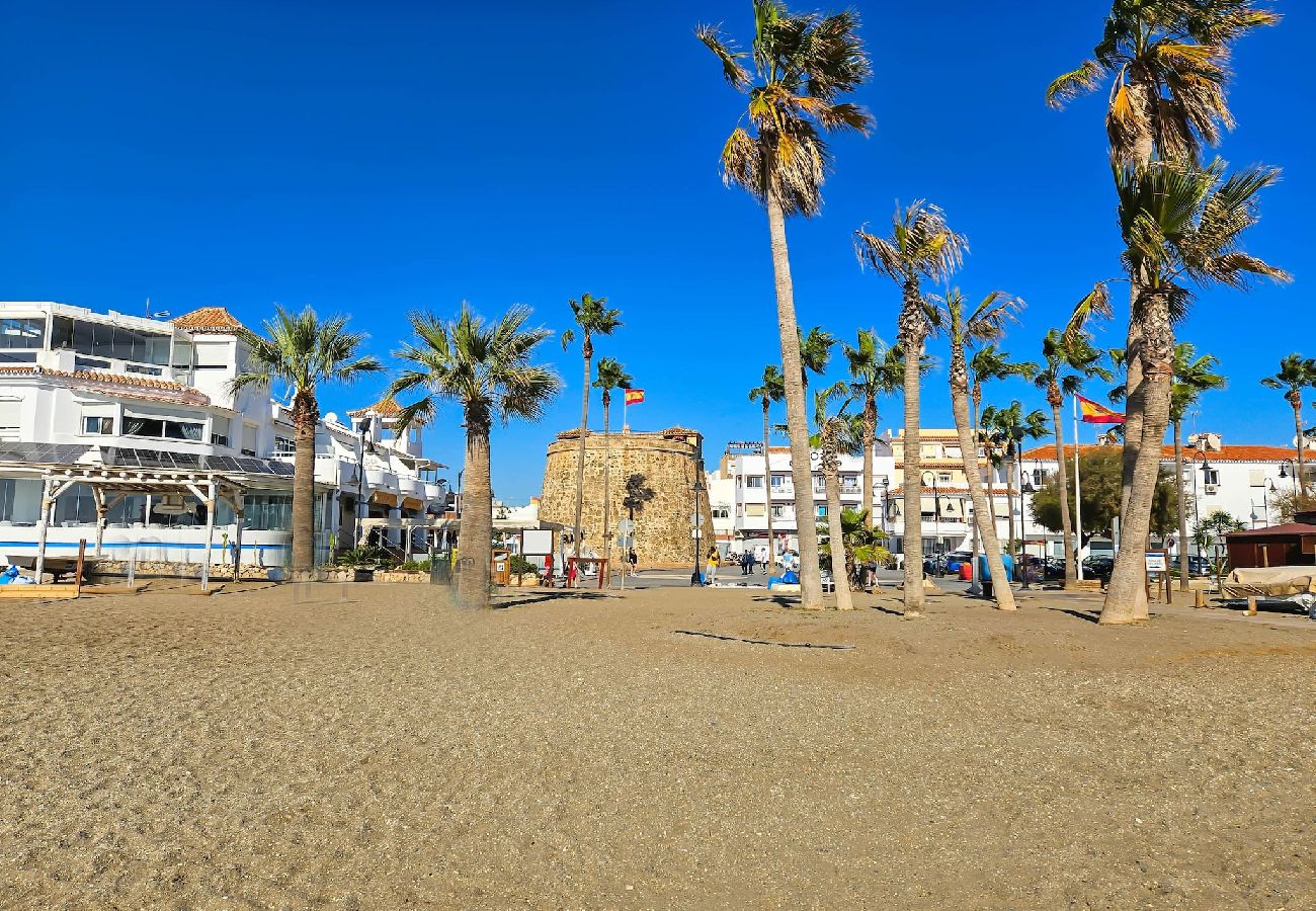 Apartamento en La Cala de Mijas - Ático con 2 grandes terrazas y una pequeña piscina 