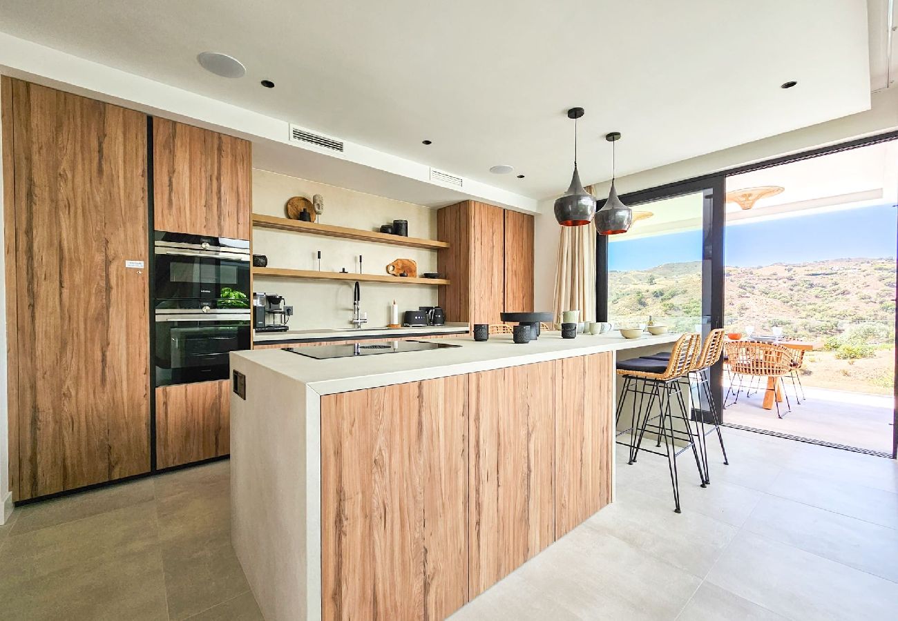 Villa en La Cala de Mijas - Villa elegante con piscina privada y gimnasio al aire libre
