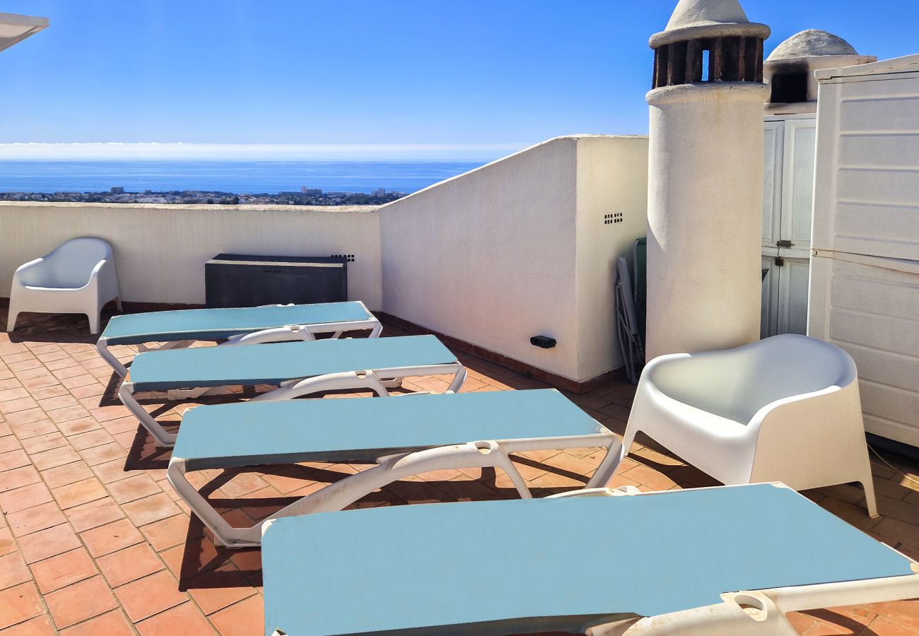 Apartamento en Mijas Costa - Apartamento con vistas al mar en El Portón Calahonda