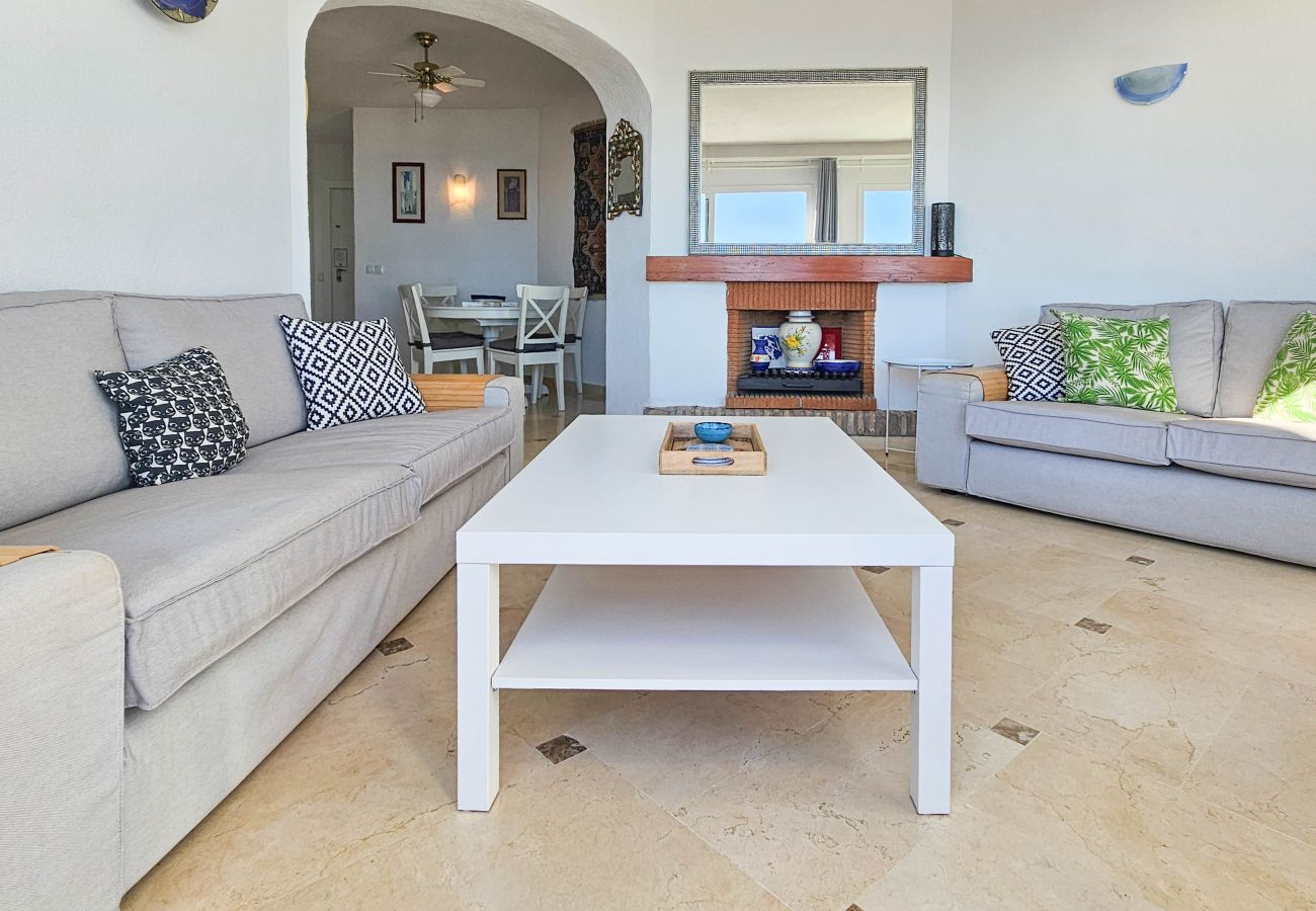 Apartamento en Mijas Costa - Apartamento con vistas al mar en El Portón Calahonda