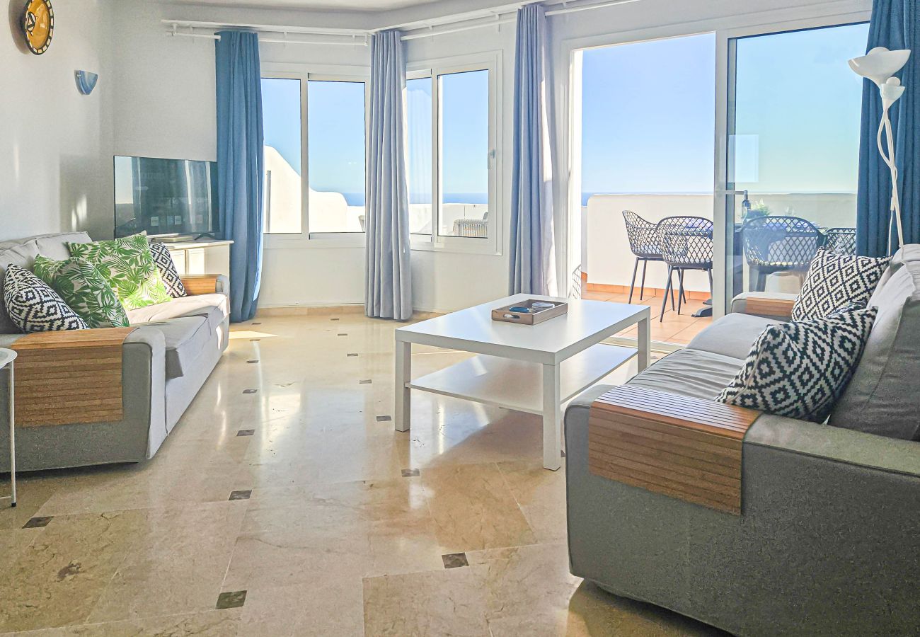 Apartamento en Mijas Costa - Apartamento con vistas al mar en El Portón Calahonda