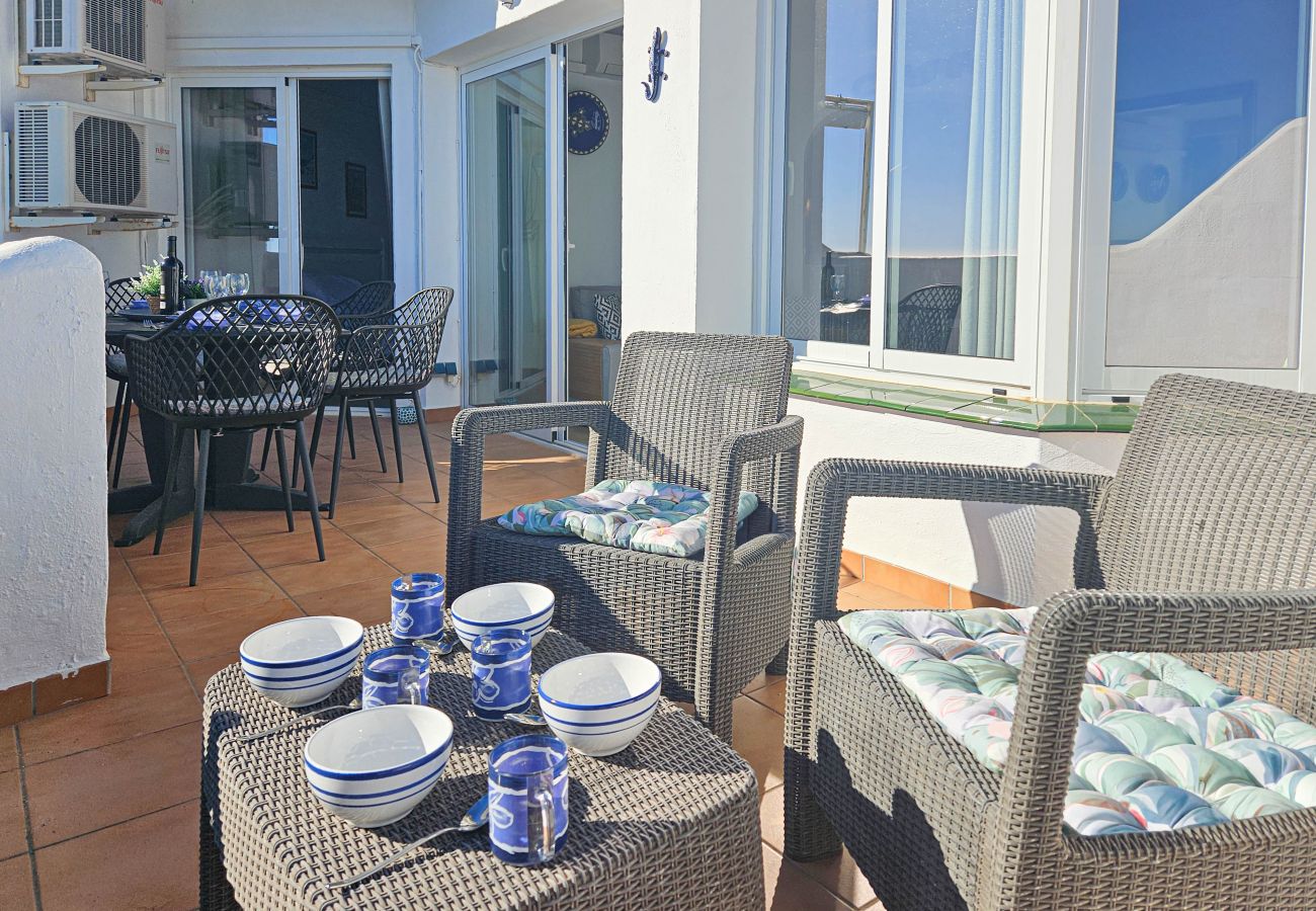 Apartamento en Mijas Costa - Apartamento con vistas al mar en El Portón Calahonda