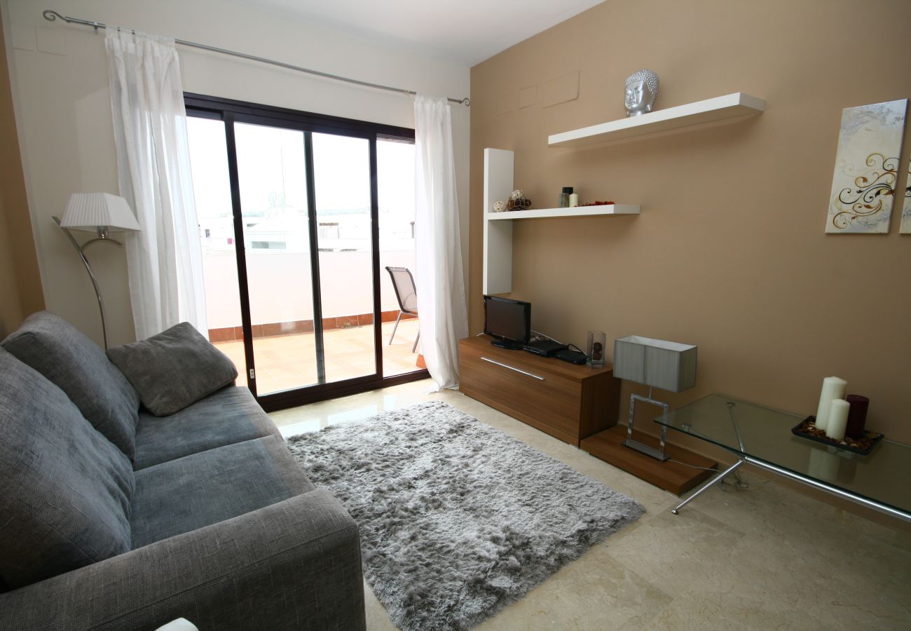 Apartamento en Mijas Costa - Apartamento de dos dormitorios en alquiler en Riviera del Sol