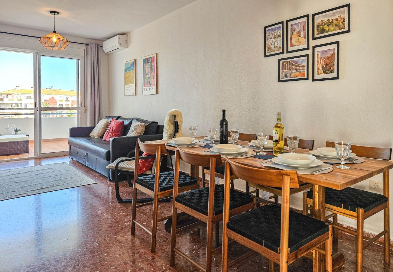 Apartamento en Mijas Costa - Apartamento de 2 dormitorios con bonitas vistas.