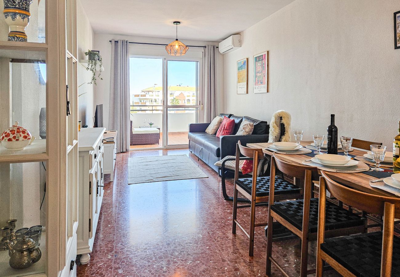 Apartamento en Mijas Costa - Apartamento de 2 dormitorios con bonitas vistas.