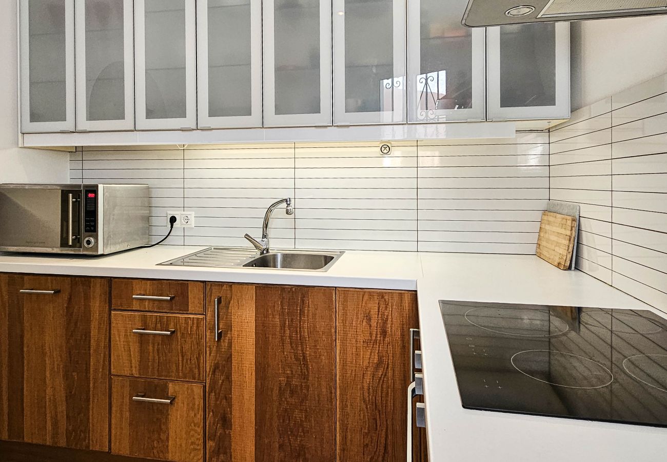 Apartamento en Mijas Costa - Apartamento de dos dormitorios con jardín, Calahonda