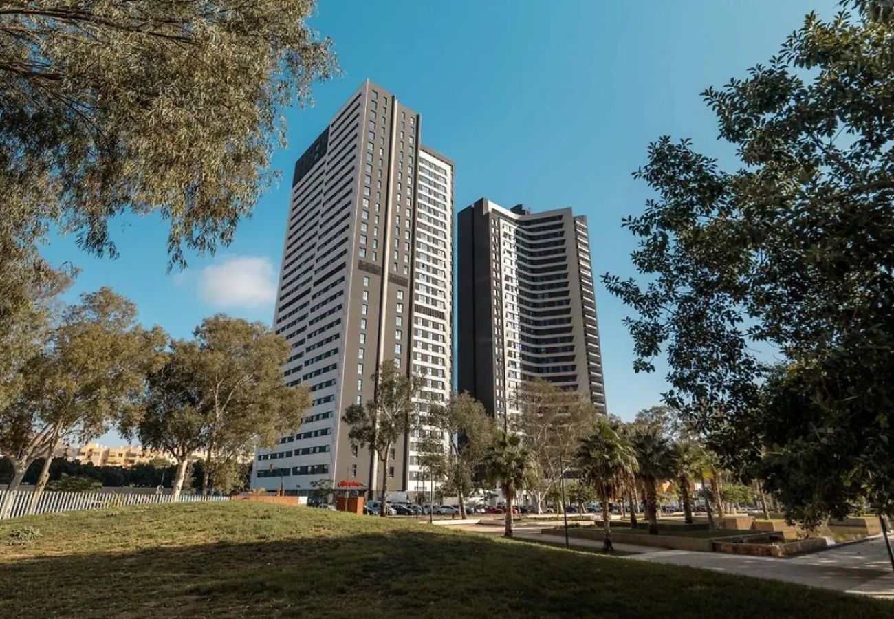 Apartamento en Málaga - Apartamento Urban Sky Torre Norte, centro de Málaga