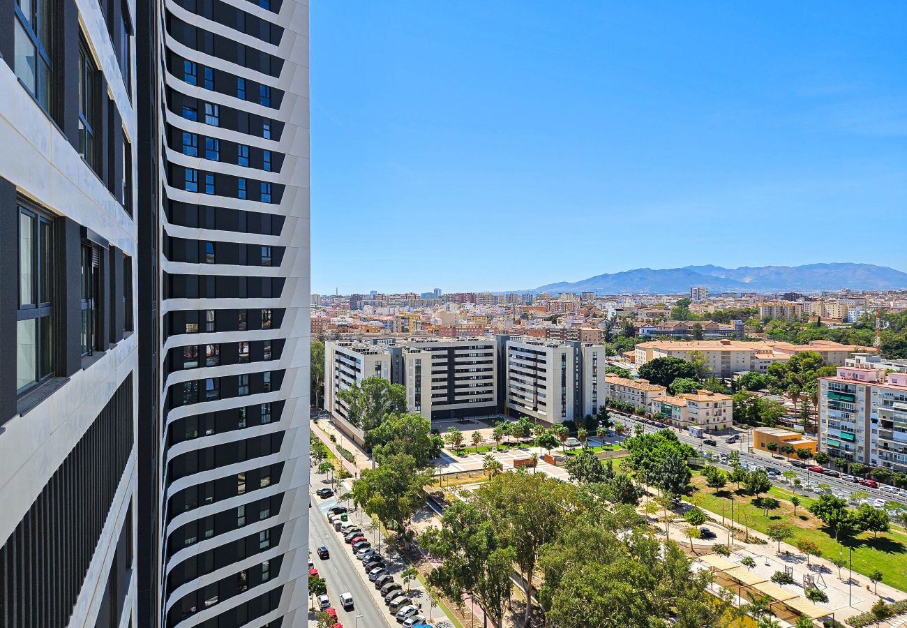 Apartamento en Málaga - Apartamento Urban Sky Torre Norte, centro de Málaga