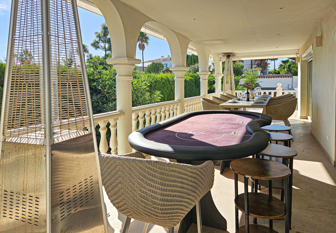 Villa en Mijas Costa - Villa con piscina privada y jacuzzi en Mijas Costa
