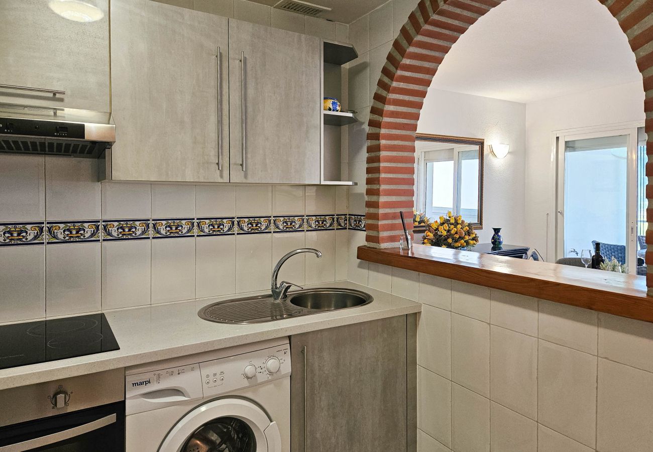 Apartamento en Mijas Costa - Apartamento de dos dormitorios en primera línea de golf, Mijas Golf