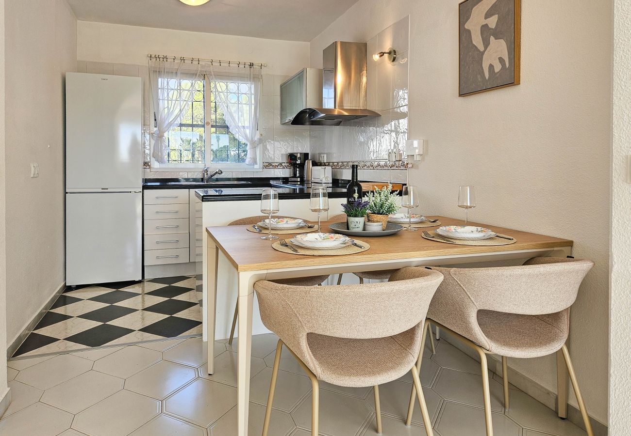 Apartamento en Mijas Costa - Apartamento con jardín en Monte B, Miraflores