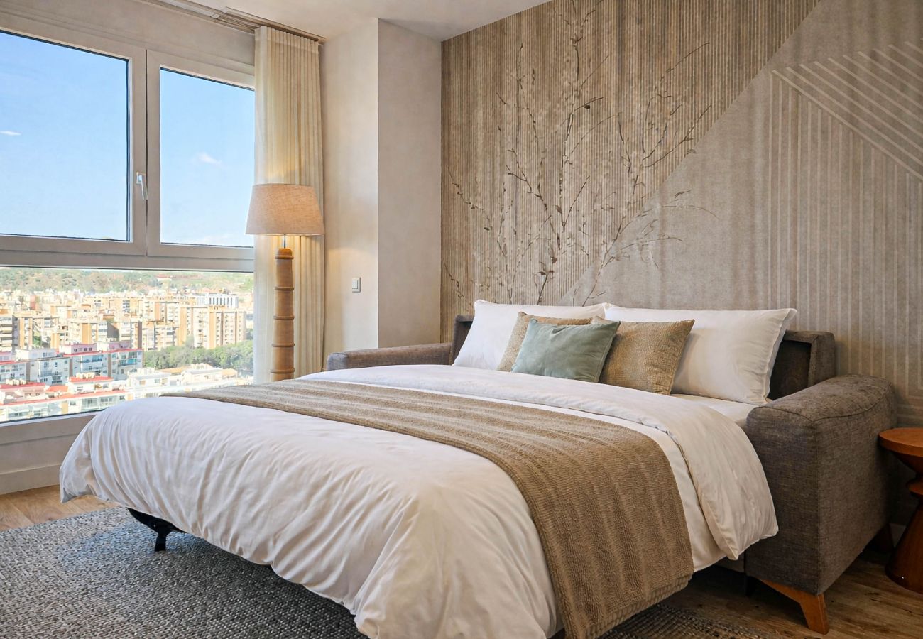 Apartamento en Málaga - Apartamento Urban Sky Torre Norte, centro de Málaga