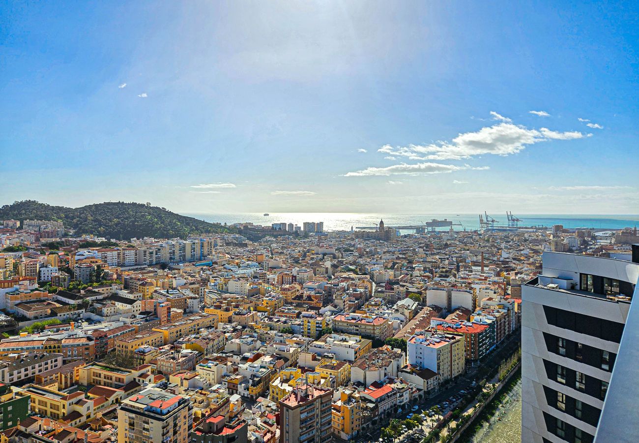 Apartamento en Málaga - Apartamento Urban Sky Torre Norte, centro de Málaga