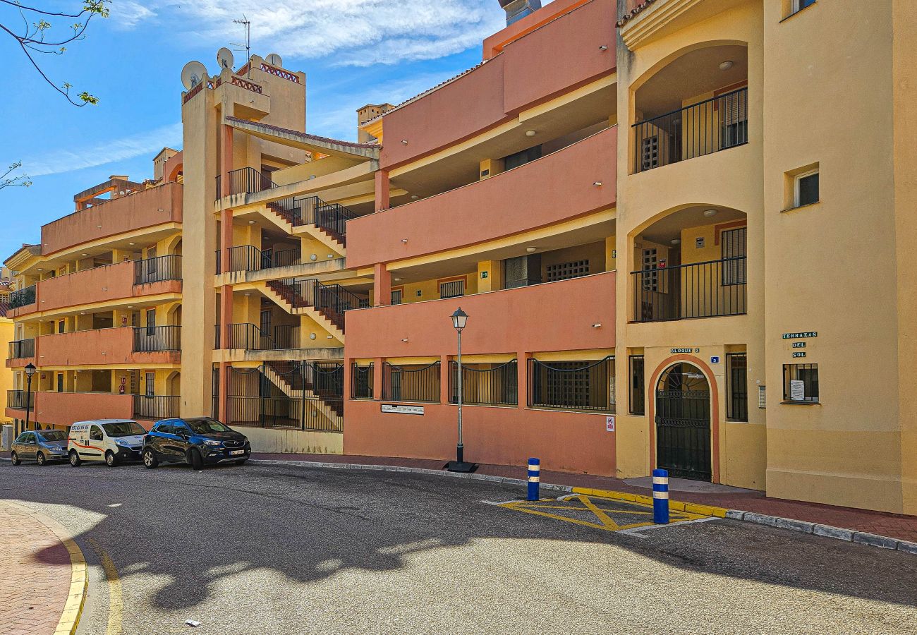 Apartamento en Mijas Costa - Amplio ático de 2 dormitorios con vistas al mar.