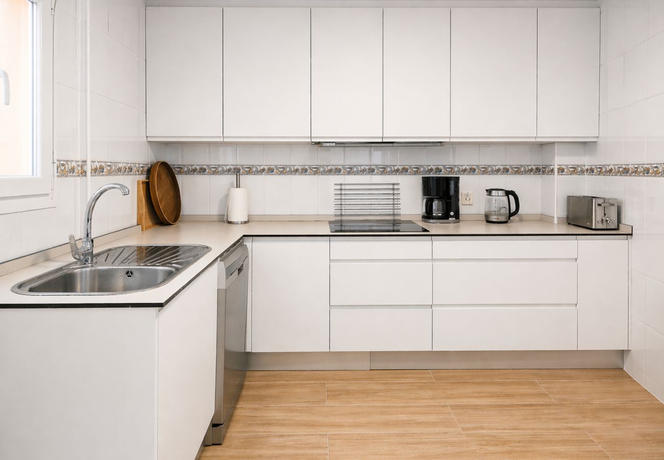 Apartamento en Mijas Costa - Amplio ático de 2 dormitorios con vistas al mar.
