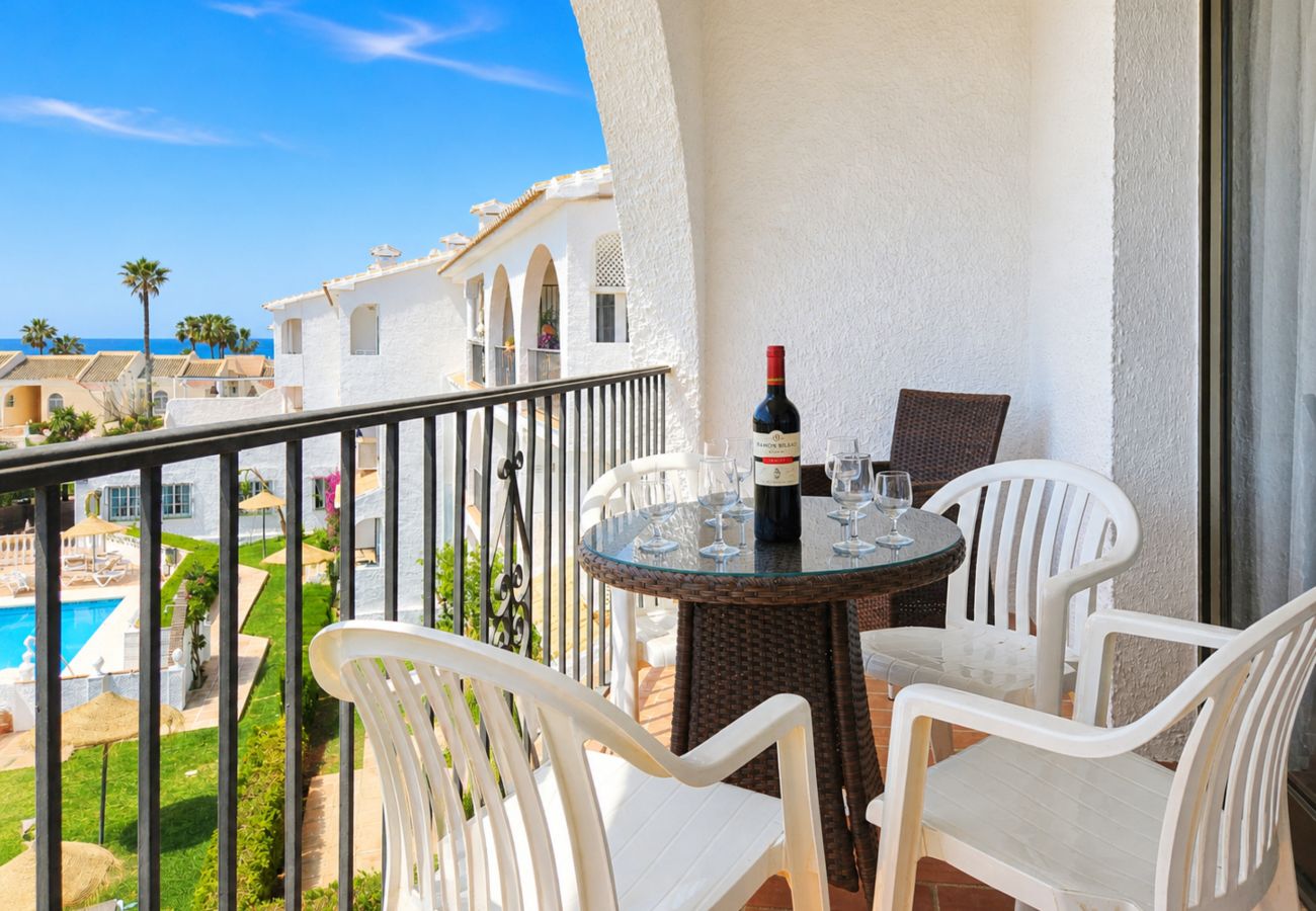 Apartamento en Mijas Costa - Apartamento 2 habitaciones,piscina y mar vistas 