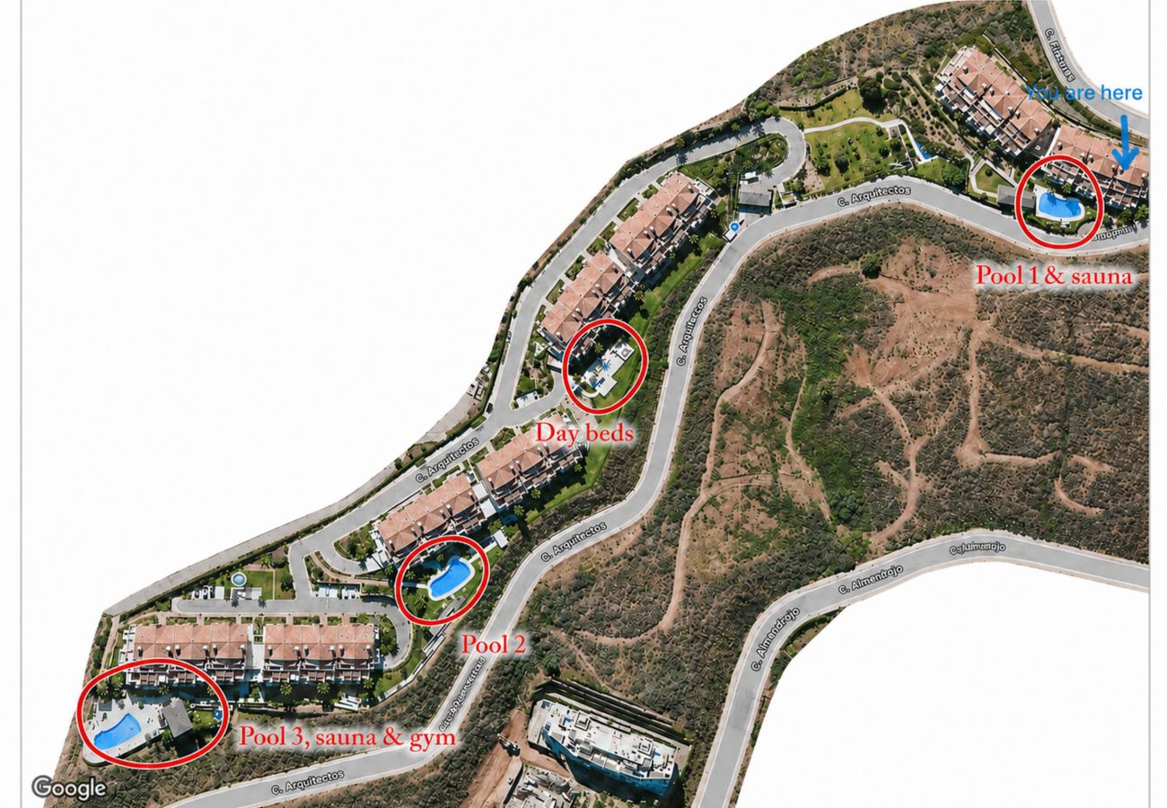 Apartamento en Mijas Costa - Apartamento La Cala, 3 piscinas, gym, sauna.