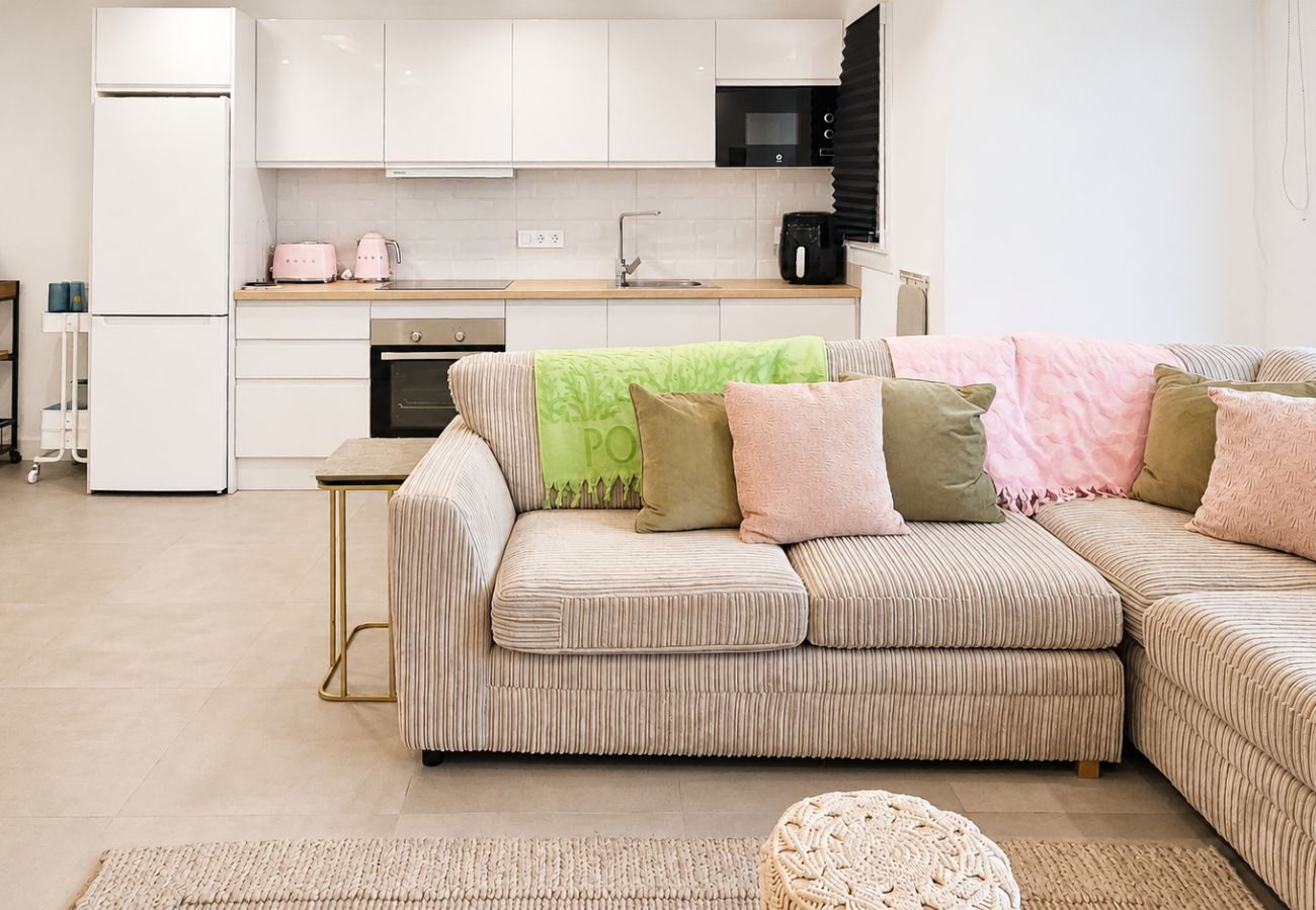 Apartamento en Mijas Costa - Apartamento con jardín de un dormitorio, Calahonda