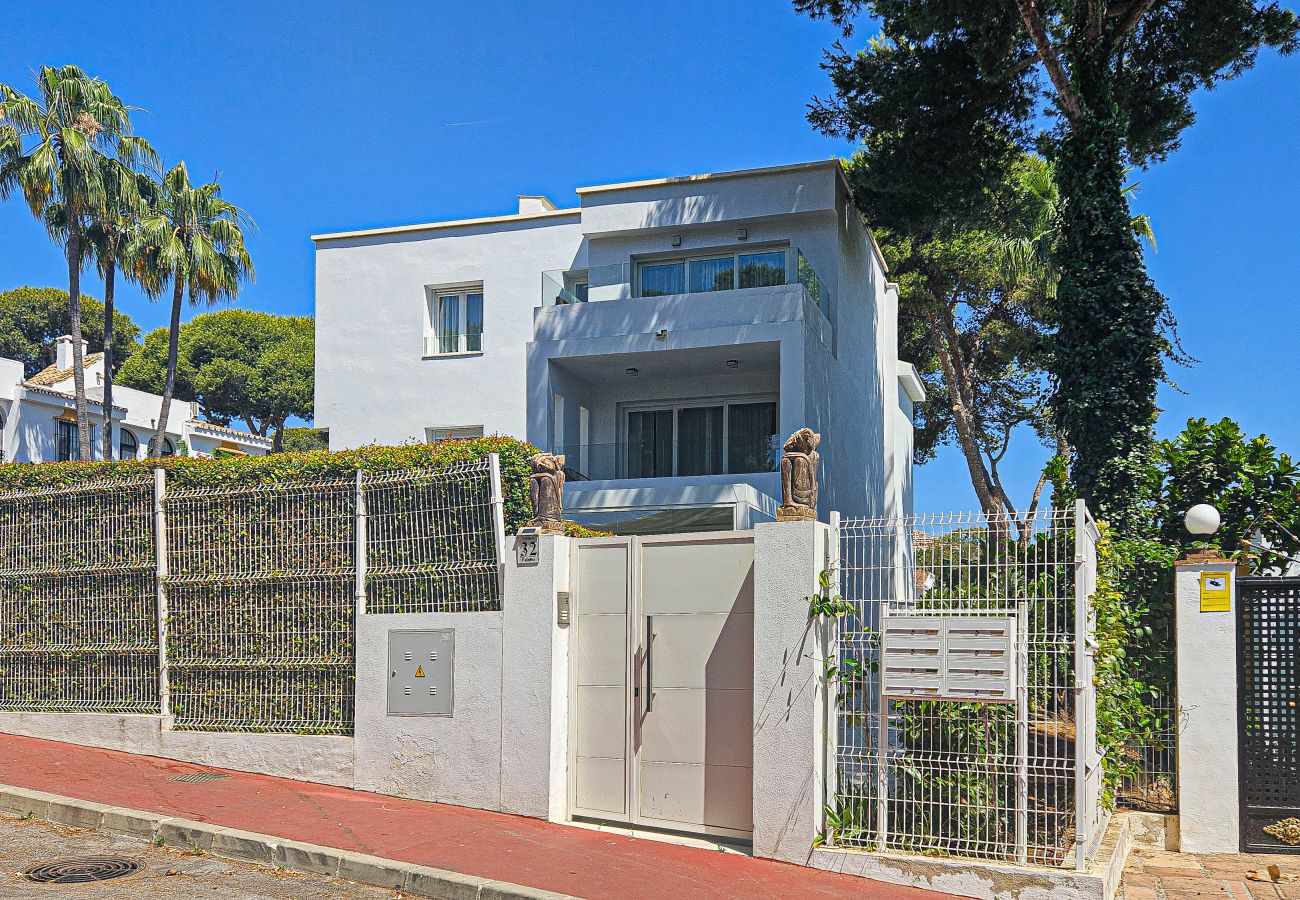 Apartamento en Mijas Costa - Apartamento con jardín de un dormitorio, Calahonda
