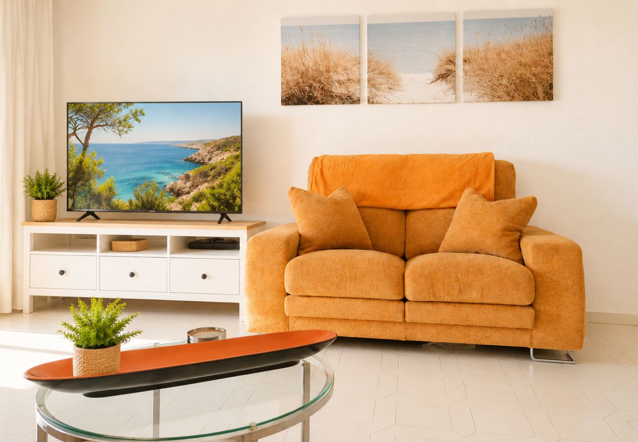 Apartamento en Mijas Costa - Apartamento con jardín en Pueblo Miraflores