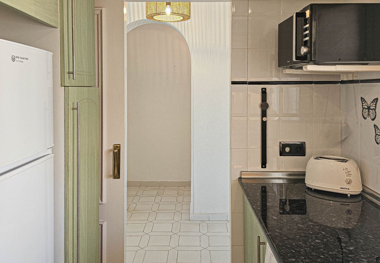 Apartamento en Mijas Costa - Apartamento con jardín en Pueblo Miraflores
