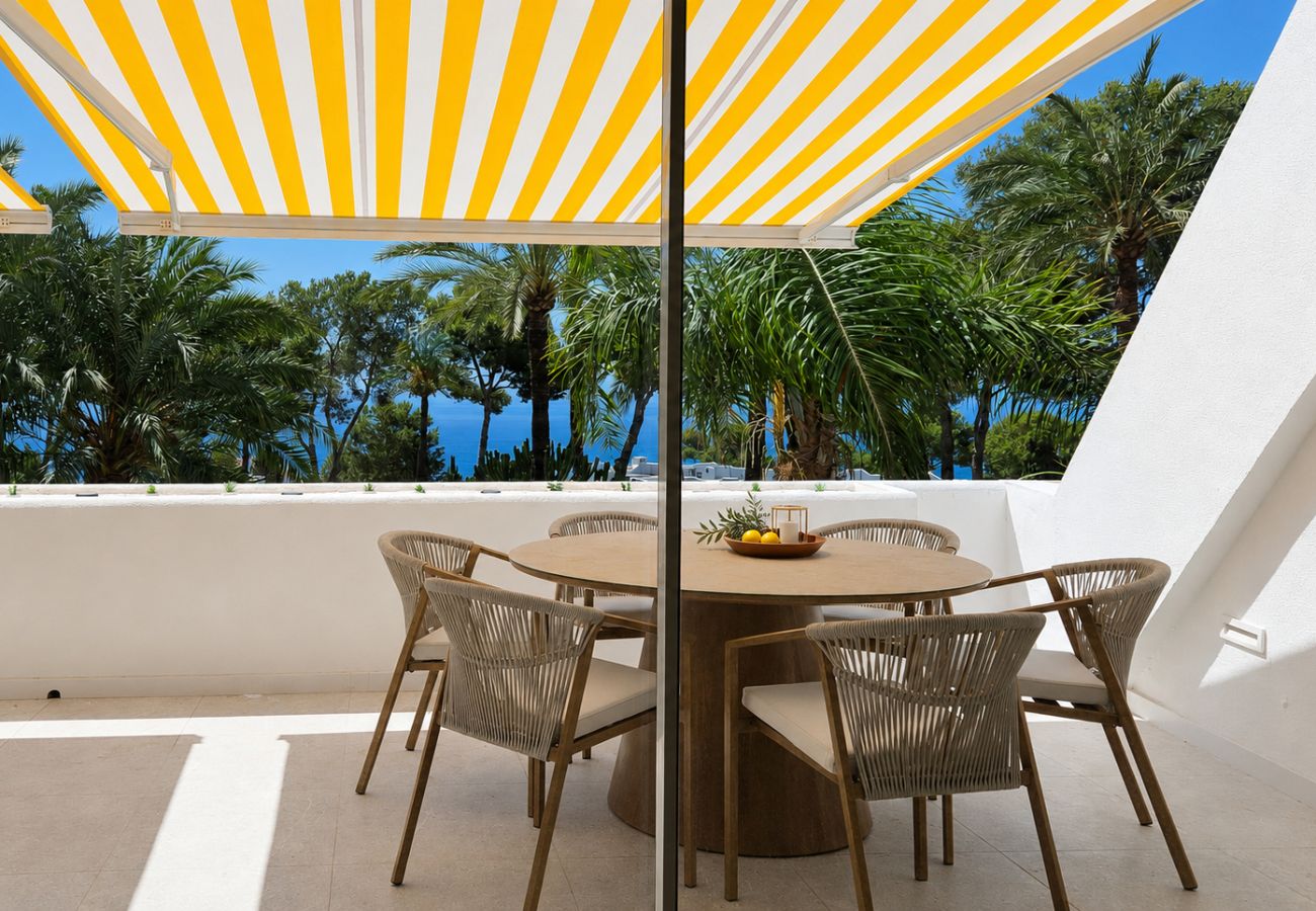 Apartamento en Mijas Costa - Precioso apartamento con piscina y vistas al mar